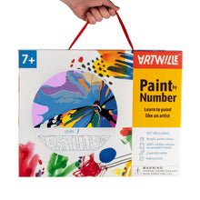 Load image into Gallery viewer, Artwille DIY Paint by Numbers - Bright Butterfly, level 1