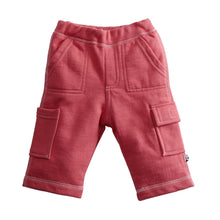 Load image into Gallery viewer, BabySoy Fleece Cargo Pants: Blossom