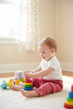Load image into Gallery viewer, BabySoy Fleece Cargo Pants: Blossom