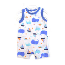 Load image into Gallery viewer, Baby Views 2pcs Sleeveless Rompers: Whales