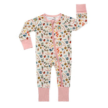 Load image into Gallery viewer, Emerson Garden Friends Bamboo Baby Pajamas