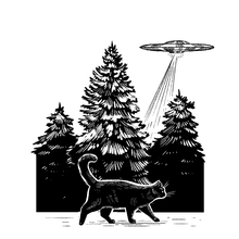 Load image into Gallery viewer, Bigfoot vs. Aliens (Hazyscapes #1)