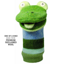 Load image into Gallery viewer, Cate & Levi Frog Wool Puppet