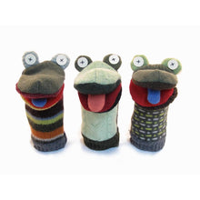 Load image into Gallery viewer, Cate & Levi Frog Wool Puppet