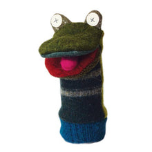 Load image into Gallery viewer, Cate & Levi Frog Wool Puppet
