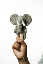 Load image into Gallery viewer, Elephant Finger Puppet