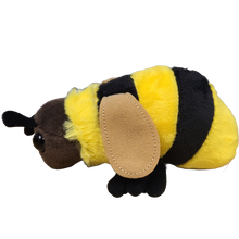 Load image into Gallery viewer, Queenie the Canned Bumblebee - Eco-Friendly Recycled Plush: Pop Top Lid