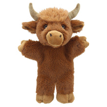 Load image into Gallery viewer, Eco Walking Hand Puppets - Cow (Highland)