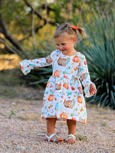 Load image into Gallery viewer, Rylee Faith Vintage Fall Print Dress