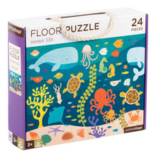 Load image into Gallery viewer, Ocean Life 24-Piece Floor Puzzle
