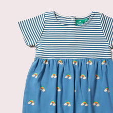 Load image into Gallery viewer, LGR Blue Rainbows Easy Peasy Summer Dress