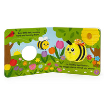 Load image into Gallery viewer, Busy Buzzy Bee Finger Puppet Board Book