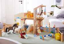 Load image into Gallery viewer, Haba Little Friends Riding Stable Set