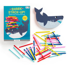 Load image into Gallery viewer, Shark Stack-up! Wooden Balancing Game