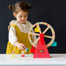 Load image into Gallery viewer, Wooden Ferris Wheel Carnival Play Set