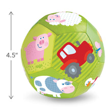 Load image into Gallery viewer, On the Farm, 4 1/2" Soft Baby Ball