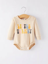 Load image into Gallery viewer, Rylee Faith Little Turkey Romper