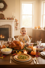 Load image into Gallery viewer, Rylee Faith Little Turkey Romper
