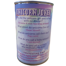 Load image into Gallery viewer, Canned Unicorn | Stuffed Animal Plush w/Fun Jokes|Starlight: Pop Top Lid