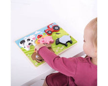 Load image into Gallery viewer, Chunky Lift Out Farm Puzzle