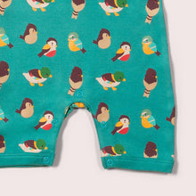 Load image into Gallery viewer, LGR Garden Birds Organic Summer Romper: Garden Birds