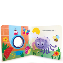 Load image into Gallery viewer, Itsy Bitsy Spider Nursery Rhyme Finger Puppet Board Book