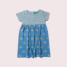 Load image into Gallery viewer, LGR Blue Rainbows Easy Peasy Summer Dress