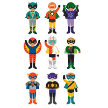 Load image into Gallery viewer, Superheroes Magnetic Dress Up Play Set