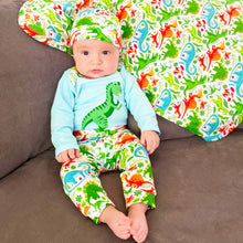 Load image into Gallery viewer, AnnLoren Boys 3 PC Baby Dinosaur Layette