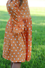 Load image into Gallery viewer, Rylee Faith Fall Dot Print Dress
