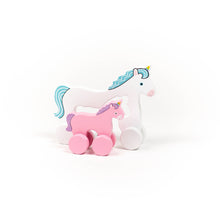 Load image into Gallery viewer, Unicorn Big & Little Wooden Roller