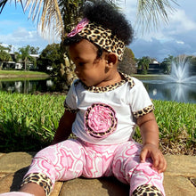 Load image into Gallery viewer, AnnLoren Pink Leopard Baby Girls Layette