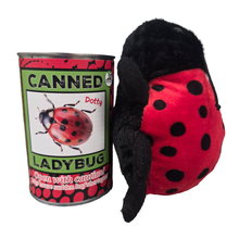 Load image into Gallery viewer, Canned Ladybug - Bug Insect Plush Gift in Can w/Jokes: Pop Top Lid