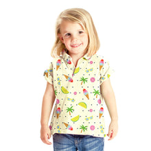 Load image into Gallery viewer, Babysoy Short Sleeve Polo Tee: Sea World