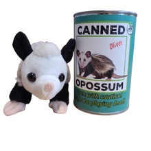 Load image into Gallery viewer, Oliver the Canned Opossum | Stuffed Animal Plush w/Jokes: Pop Top Lid