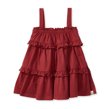 Load image into Gallery viewer, Acid Wash Organic Cotton Dress: Brick