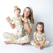 Load image into Gallery viewer, Emerson Animals Bamboo Baby Pajamas