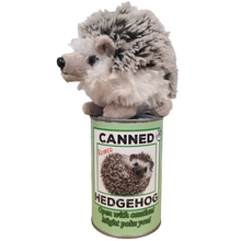 Load image into Gallery viewer, Canned Hedgehog | Stuffed Animal Plush w/Funny Jokes | Gift: Pop Top Lid