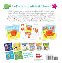 Load image into Gallery viewer, First Fun Sticker Painting: Ocean Creatures - 12 Sea Scenes
