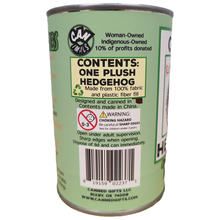 Load image into Gallery viewer, Canned Hedgehog | Stuffed Animal Plush w/Funny Jokes | Gift: Pop Top Lid