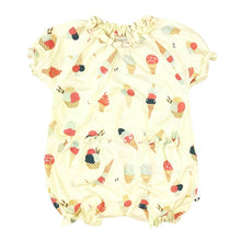 Load image into Gallery viewer, Pattern Print Bubble Romper: Ice Cream / 0-3 months