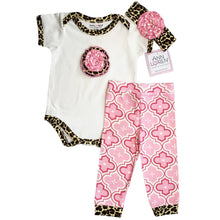 Load image into Gallery viewer, AnnLoren Pink Leopard Baby Girls Layette