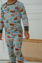 Load image into Gallery viewer, Ellie Sue Cars Bamboo Pajama Set