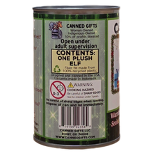 Load image into Gallery viewer, Canned Elf | Christmas Plush in a Can w/Jokes | Magical: Pop Top Lid