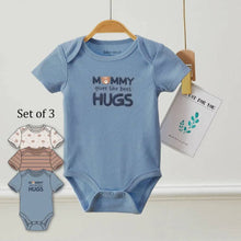 Load image into Gallery viewer, Pack of 3 Baby Bodysuits