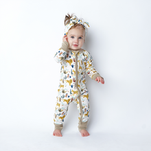 Load image into Gallery viewer, Emerson Animals Bamboo Baby Pajamas