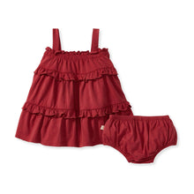 Load image into Gallery viewer, Acid Wash Organic Cotton Dress: Brick