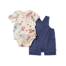 Load image into Gallery viewer, Uncle Sam Baby Boy Romper & Bodysuit Set