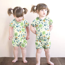 Load image into Gallery viewer, Pattern Print Bubble Romper: Ice Cream / 0-3 months