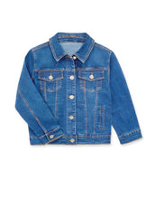 Load image into Gallery viewer, Sock Monkey Kids Snoopy Denim Jacket
